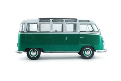 VW T1 Samba Bus 1962 grün weiß Modellauto 1:18 Solido