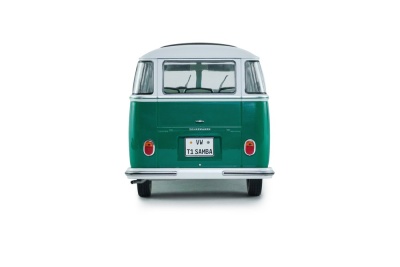 VW T1 Samba Bus 1962 grün weiß Modellauto 1:18 Solido