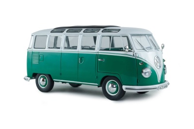 VW T1 Samba Bus 1962 grün weiß Modellauto 1:18 Solido