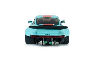Porsche 911 KS-R Khyzyl Saleem 2026 hellblau orange Modellauto 1:18 Solido