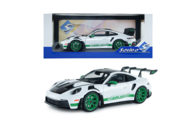 Porsche 911 GT3 RS Tribute to Carrera RS 2024 weiß grün Modellauto 1:18 Solido