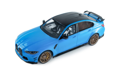 BMW M3 G80 Performance Parts 2024 blau Modellauto 1:18 Solido