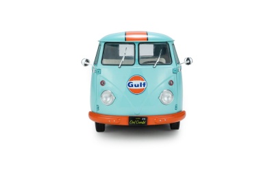 VW T1 Kool Kombi Gulf Oil Tribute hellblau orange Modellauto 1:18 Solido
