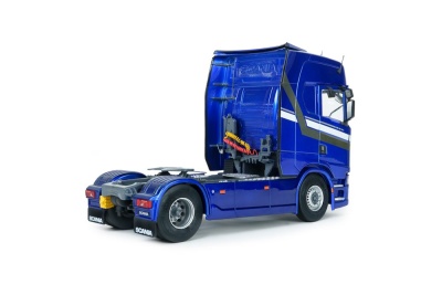 Scania S580 Zugmaschine 2023 blau metallic Modellauto 1:24 Solido