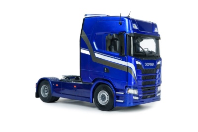 Scania S580 Zugmaschine 2023 blau metallic Modellauto 1:24 Solido