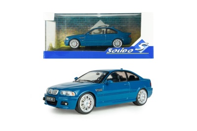 BMW E46 M3 2000 laguna seca blau Modellauto 1:43 Solido