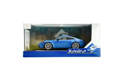 Porsche 911 (992) GT3 Touring 2023 blau metallic Modellauto 1:43 Solido