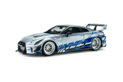 Nissan GT-R R35 Liberty Walk Silhouette 2020 silber blau...