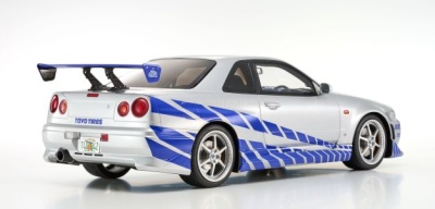 Nissan Skyline GT-R R34 RHD 2001 silber Fast &...