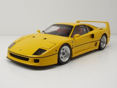 Ferrari F40 1987 gelb Modellauto 1:18 Kyosho