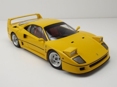 Ferrari F40 1987 gelb Modellauto 1:18 Kyosho