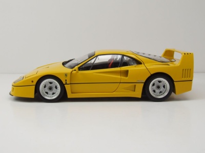 Ferrari F40 1987 gelb Modellauto 1:18 Kyosho