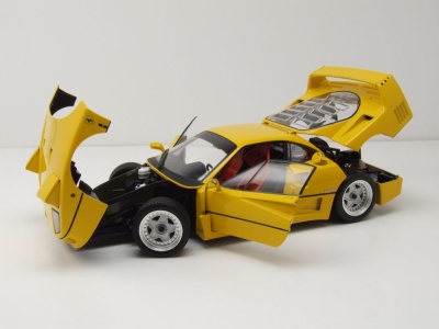 Ferrari F40 1987 gelb Modellauto 1:18 Kyosho