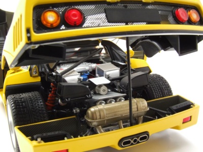 Ferrari F40 1987 gelb Modellauto 1:18 Kyosho