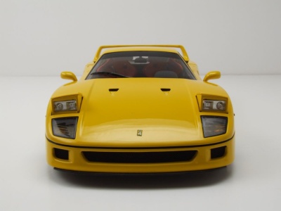 Ferrari F40 1987 gelb Modellauto 1:18 Kyosho