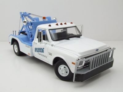 Chevrolet C-30 Dually Wrecker 1969 weiß Abschlepper Starsky and Hutch Modellauto 1:18 Greenlight Collectibles