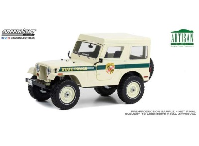 Jeep CJ-5 1983 Hardtop weiß Maryland State Police...