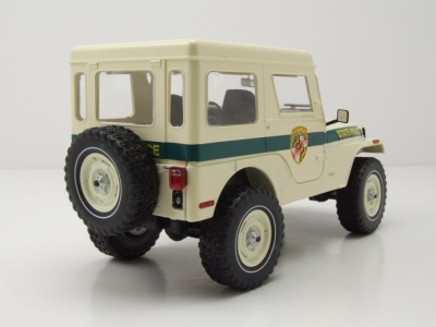 Jeep CJ-5 1983 Hardtop weiß Maryland State Police Modellauto 1:18 Greenlight Collectibles