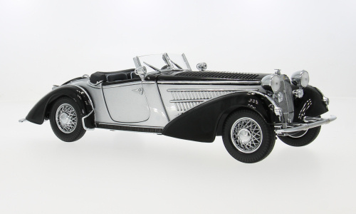 Horch 855 Roadster 1939 schwarz silber Modellauto 1:18 Sun Star