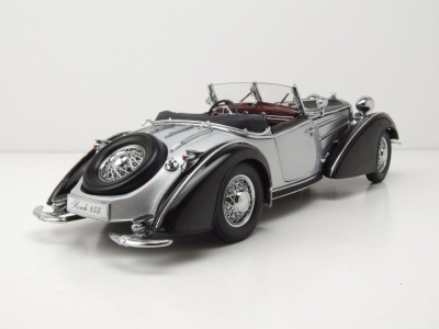 Horch 855 Roadster 1939 schwarz silber Modellauto 1:18...