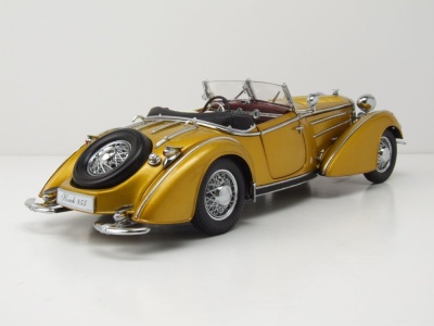 Horch 855 Roadster 1939 gold Modellauto 1:18 Sun Star