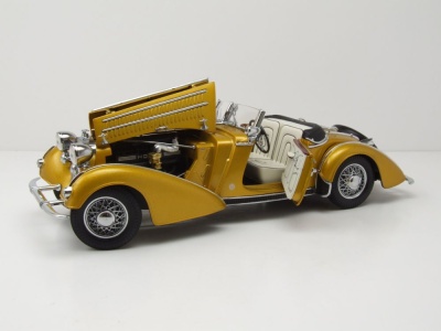 Horch 855 Roadster 1939 gold Modellauto 1:18 Sun Star