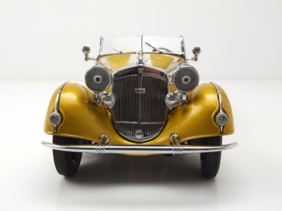 Horch 855 Roadster 1939 gold Modellauto 1:18 Sun Star