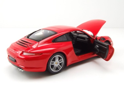 Porsche 911 Carrera S rot Modellauto 1:24 Rastar