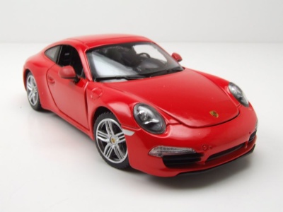 Porsche 911 Carrera S rot Modellauto 1:24 Rastar