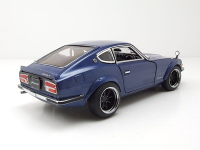 Datsun Fairlady Z (S30) 1971 blau metallic Modellauto...