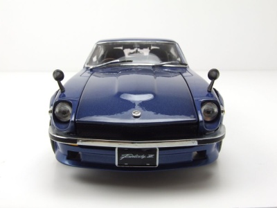 Datsun Fairlady Z (S30) 1971 blau metallic Modellauto 1:18 Sun Star