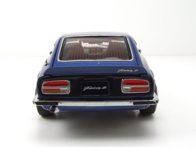 Datsun Fairlady Z (S30) 1971 blau metallic Modellauto 1:18 Sun Star