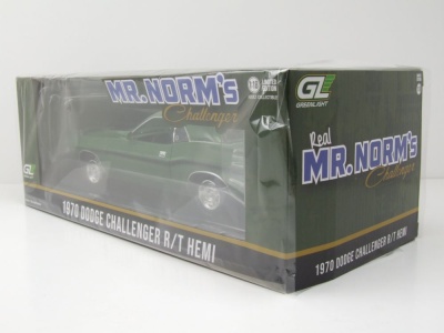 Dodge Challenger R/T Hemi 1970 grün Mr. Norms´s Modellauto 1:18 Greenlight Collectibles