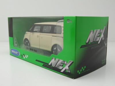 VW ID.BUZZ Bus beige Modellauto 1:24 Welly