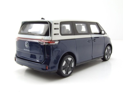VW ID.BUZZ Bus dunkelblau metallic weiß Modellauto...