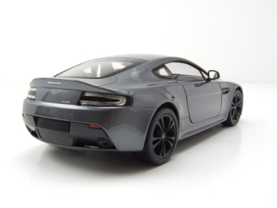 Aston Martin Vantage grau metallic Modellauto 1:24 Welly