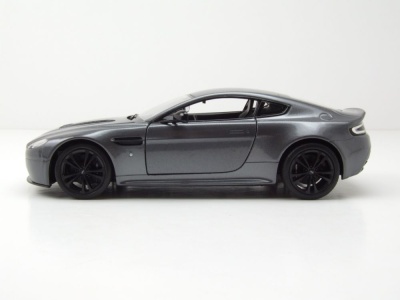 Aston Martin Vantage grau metallic Modellauto 1:24 Welly