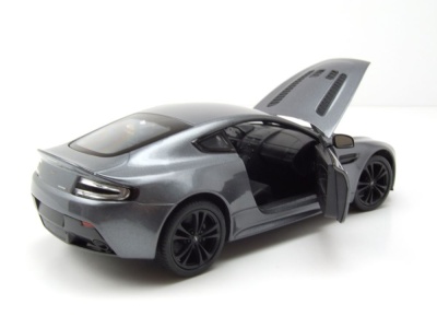 Aston Martin Vantage grau metallic Modellauto 1:24 Welly