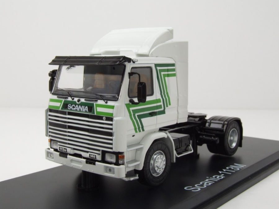 Scania 113 M Zugmaschine 1987 weiß grün Modellauto 1:43 Premium ClassiXXs