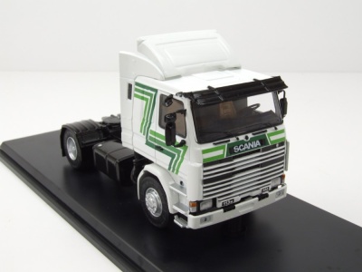 Scania 113 M Zugmaschine 1987 weiß grün Modellauto 1:43 Premium ClassiXXs