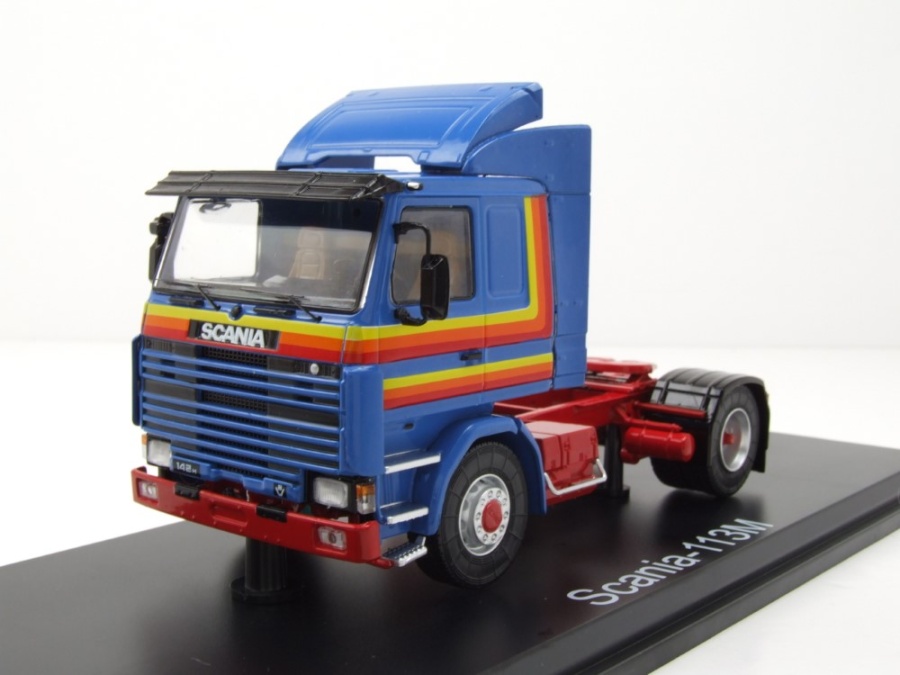 Scania 113 M Zugmaschine 1987 blau Modellauto 1:43 Premium ClassiXXs