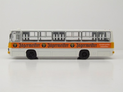 Ikarus 260 Bus Halberstadt Jägermeister 1975 weiß orange Modellauto 1:43 Premium ClassiXXs