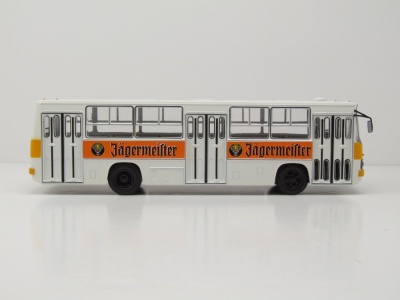 Ikarus 260 Bus Halberstadt Jägermeister 1975 weiß orange Modellauto 1:43 Premium ClassiXXs