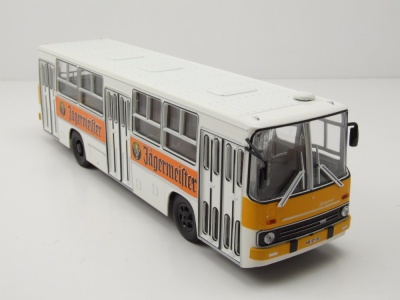 Ikarus 260 Bus Halberstadt Jägermeister 1975 weiß orange Modellauto 1:43 Premium ClassiXXs