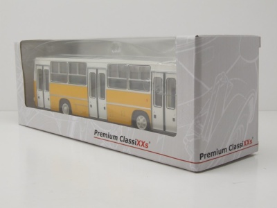 Ikarus 260.06 Bus 1975 gelb weiß Modellauto 1:43 Premium ClassiXXs