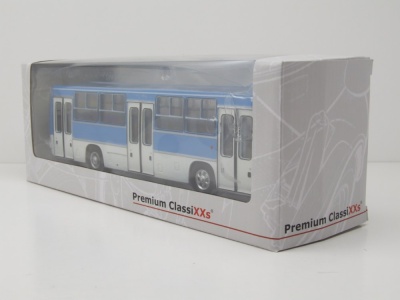 Ikarus 260.06 Bus 1975 hellblau weiß Modellauto 1:43 Premium ClassiXXs
