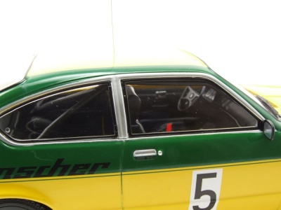 Opel Kadett C Coupe GT/E #5 International Sachs Winter Rallye 1976 gelb Smoleij Geistdörfer Modellauto 1:18 MCG