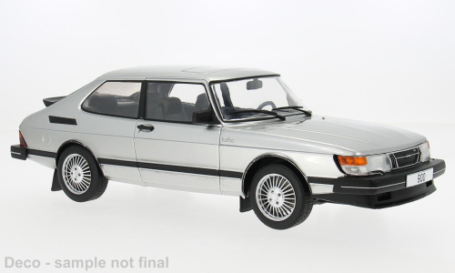 Saab 900 Turbo 1981 silber Modellauto 1:18 MCG