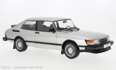 Saab 900 Turbo 1981 silber Modellauto 1:18 MCG