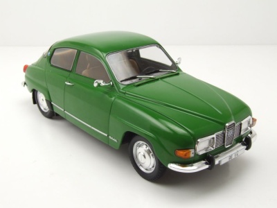 Saab 96 V4 1970 dunkelgrün Modellauto 1:18 MCG
